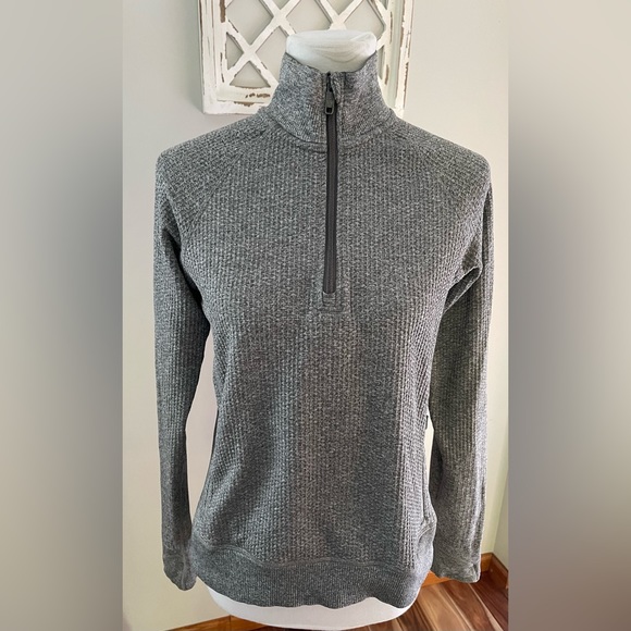 Lululemon Engineered Warmth Graphite Grey 1/2 Zip Pullover & Joggers Set Size 8 - Picture 3 of 14